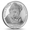 1 oz silver NIKOLA TESLA 2026 ENERGY MEDECINE BU 100 Dinar
