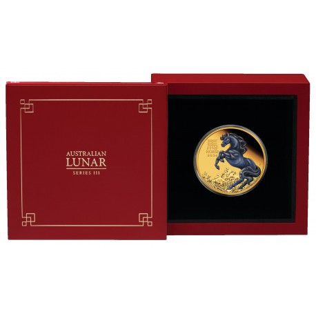 PM Lunar 3 HORSE 1 oz GOLD 2026 BU $100 Australia