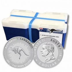 1 oz silver KANGAROO $1 bu sealed Monserbox