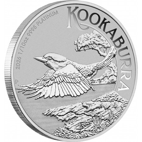 Perth Mint 1/10 oz PLATINUM KOOKABURRA 2025 BU $15