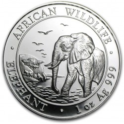 1 oz silver ELEPHANT 2010
