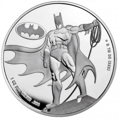 DC Comics 1 oz silver SUPERMAN 2023 $5 bu Samoa in TEP