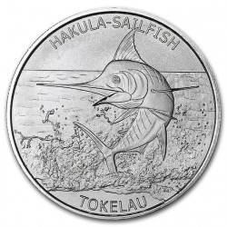 1 oz silver HAKULA SAILFISH 2016 TOKELAU