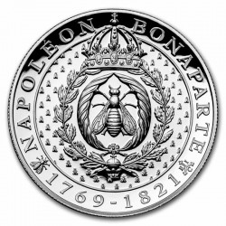 1 oz SILVER NAPOLEON BONAPARTE 2021 BEE Proof in capsule