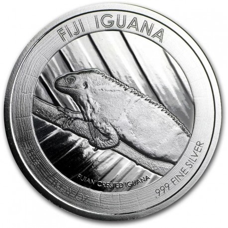1 oz silver IGUANA 2016 FIJI $1 BU