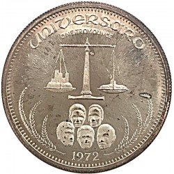 1 o silver UNIVERSARIO WORLD TRADE 1974