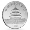 China 1 oz silver PANDA 1989 Yn 5 bu