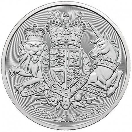 1 oz silver The ROYAL ARMS 2019 £2