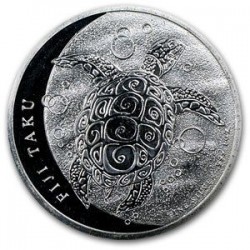 Nieu 1 oz silver HAWKSBILL TURTLE 20210 $2