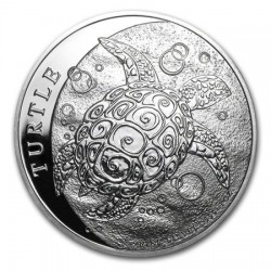 1 oz silver LOGGERHEAD TURTLE 2019 TOKELAU