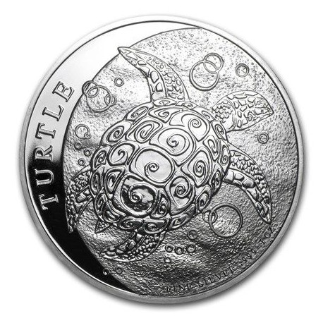 1 oz silver LOGGERHEAD TURTLE 2019 TOKELAU