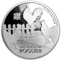 1 oz silver ROOSTER NEW ZEALAND 2017