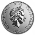 1 oz silver Niue Disney Year of the Dog 2018