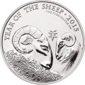1 oz SILVER UK SHEEP 2015