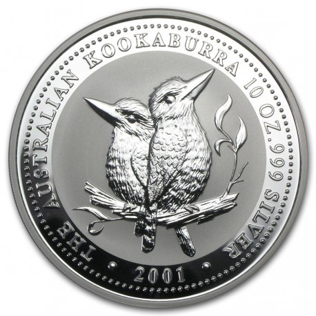 10 oz silver Australian Kookaburra 2001 $10 Evolution of the Calendar
