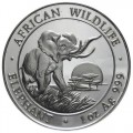 1 oz silver SOMALIA ELEPHANT 2004