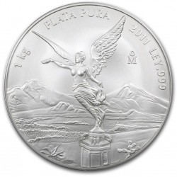 Mexico 1 kilo silver LIBERTAD 2011 BU