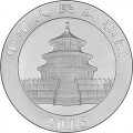 1 oz SILVER PANDA 2015 colored
