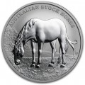 1 oz silver AUSTRALIAN STOCK HORSE 2017