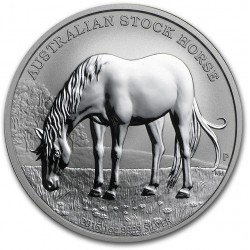 1 oz silver AUSTRALIAN STOCK HORSE 2016 bu $1