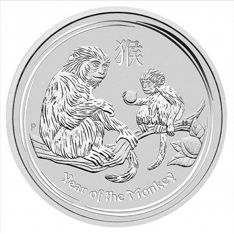 Australian Opal Lunar Series – 2016 Year of the MONKEY 2016 1oz Silver Proof Coin