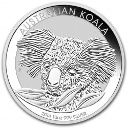 PM 10 oz silver KOALA 2014 $10 bu