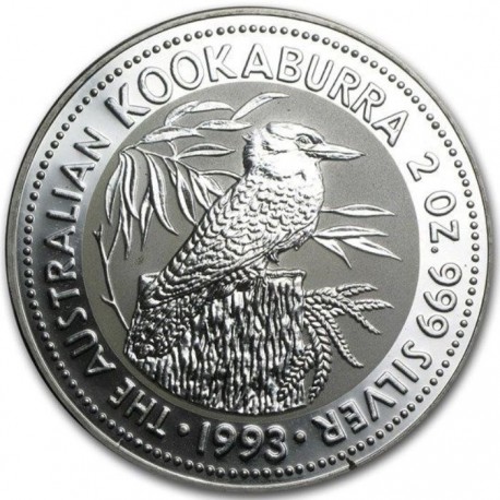 2 oz SILVER KOOKABURRA 1992 $2 proof