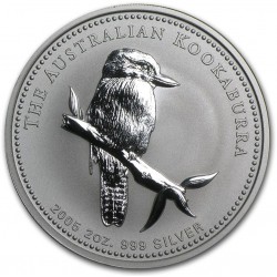 PM 2 oz silver KOOKABURRA 2005 BU $2 BU