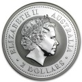 PM 2 oz silver KOOKABURRA 2002 BU $2 BU