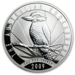 PM 2 oz silver KOOKABURRA 2009 $2