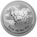 SINGAPORE 2 oz silver OX 2009 $10 Proof Piedfort Coloured