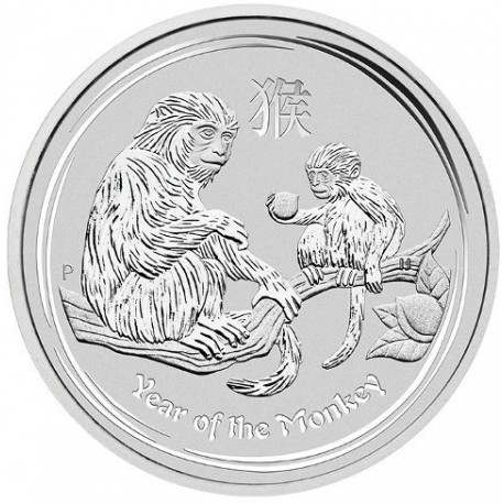 ** 2 oz silver LUNAR MONKEY 2016 