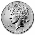 USA 1 oz silver MORGAN & PEACE DOLLAR 2024 $1 REVERSE PROOF 2-COIN SET
