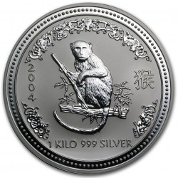 1 kilo silver Lunar 1 DOG 2006 $30 bu