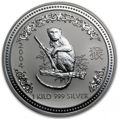 1 kilo silver Lunar 1 DOG 2006 $30 bu