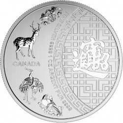 1 oz silver MAPLE LEAF 5 Blessings 2016
