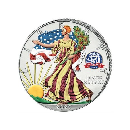 USA 1 oz silver U.S. Silver EAGLE 2026 $1 BU