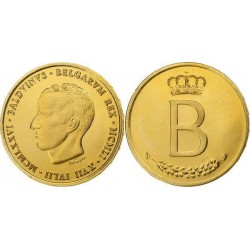 Belgium Gold BALDVINUS BELGARUM REX 1976