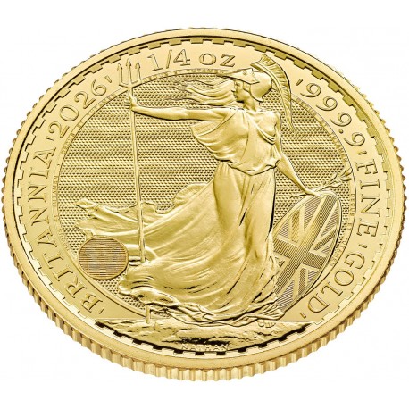 1/4 oz GOLD BRITANNIA £25 bu