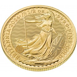 1/2 oz gold BRITANNIA 2026 £50 bu