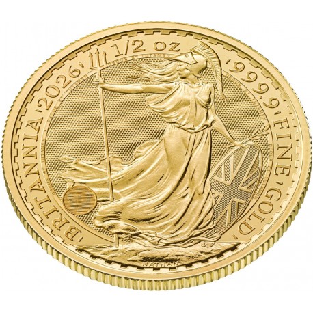 1/2 oz gold BRITANNIA £50 bu