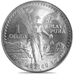 1 oz silver LIBERTAD 1991
