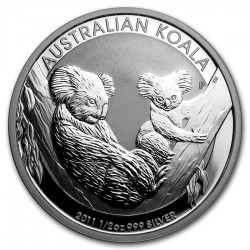 1/2 oz silver KOALA 2012 $0.50 bu