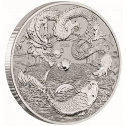 PM PLATINUM 1 oz PHOENIX 2023 $100 Australia PROOF - BOX +COA