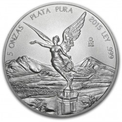 5 oz SILVER LIBERTAD 2015