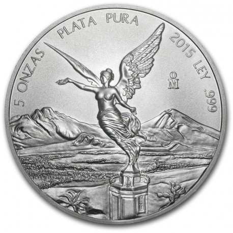 5 oz SILVER LIBERTAD 2015