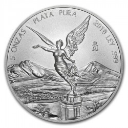 5 oz silver LIBERTAD 2018 PROOF