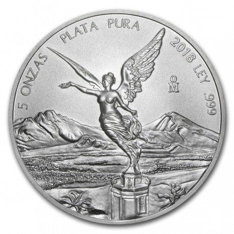 5 oz silver LIBERTAD 2018 PROOF