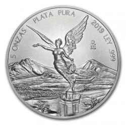 5 oz SILVER LIBERTAD 2019