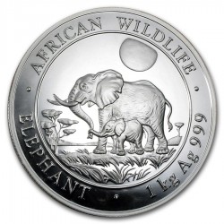 1 kilo silver ELEPHANT 2015